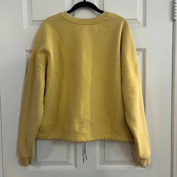 Vuori ‘Restore’ Crewneck Yellow Pullover with Drawstrings - Women's XL